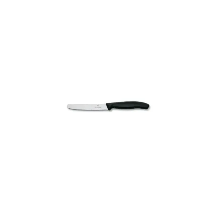 Online VICTORINOX Lot 2 Couteaux à Tomate 11 cm Noir Swiss Classic