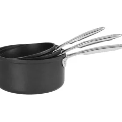 Best CRISTEL Lot de 3 Casseroles Aluminium Castel'Pro 16 à 20 cm