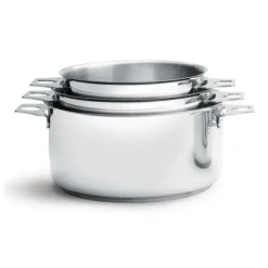 Sale DE BUYER Lot de 3 Casseroles Twisty 16, 18 et 20 cm