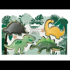 Best SCRAPCOOKING Lot de 4 Emporte-Pièces Dinosaure