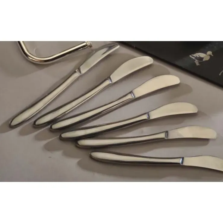 Best LEBRUN Lot de 6 Tartineurs mise en bouche par