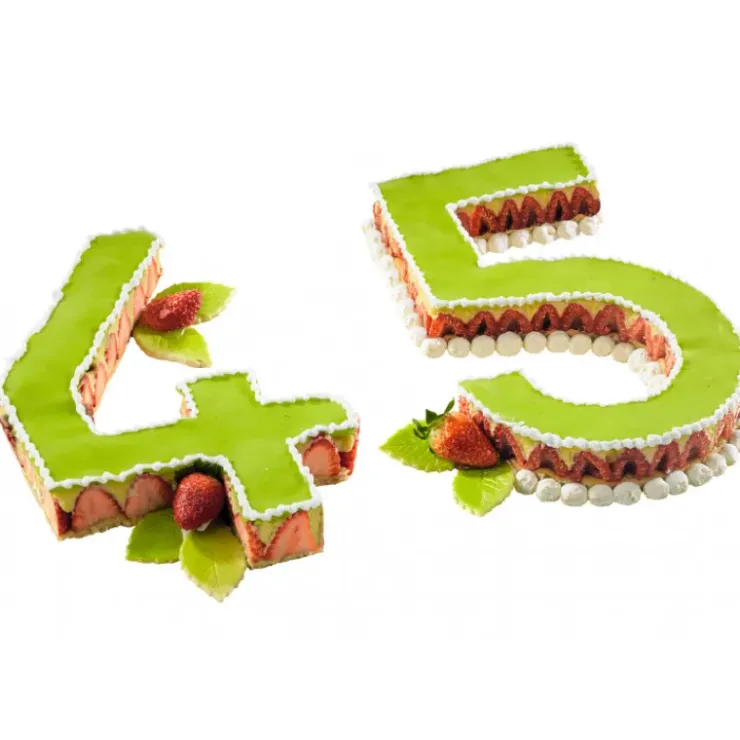 Discount MALLARD FERRIERE Lot Grand Emporte Pièce Inox Chiffre H.32 cm (x9)