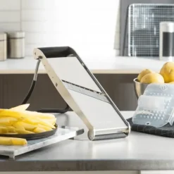 Discount BRON-COUCKE Mandoline Professionnelle Compact-PRO Inox 2 Peignes Effileurs Bron Coucke