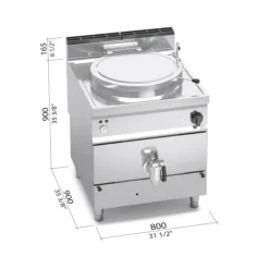 Clearance BERTOS Marmite à Gaz 150 L Indirecte Berto's