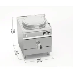 Outlet BERTOS Marmite Electrique 150L Indirecte Berto's