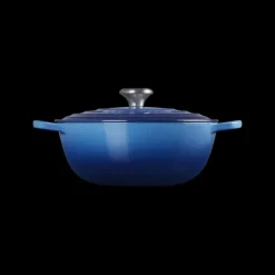 New LE CREUSET Marmite en fonte 26 cm Azur Signature