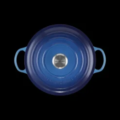 New LE CREUSET Marmite en fonte 26 cm Azur Signature