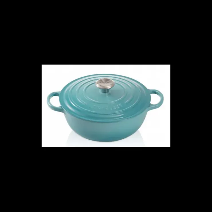 Clearance LE CREUSET Marmite en fonte 26 cm Caraïbes Signature