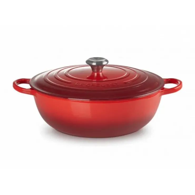 LE CREUSET Marmite en Fonte 32 cm Cerise Signature