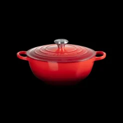 Hot LE CREUSET Marmite en fonte 26 cm Cerise Signature