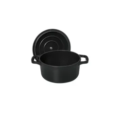 Best CHASSEUR Mini Cocotte en Fonte Ronde 10 cm Noir Mat