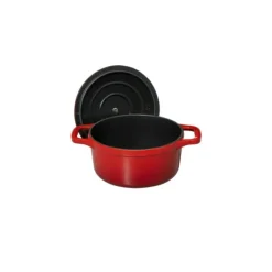 Online CHASSEUR Mini Cocotte en Fonte Ronde 10 cm Rubis