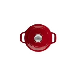 Discount CHASSEUR Mini Cocotte en Fonte Ronde 10 cm Rouge
