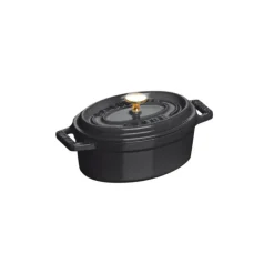New STAUB Mini Cocotte ovale 11 cm fonte Noir
