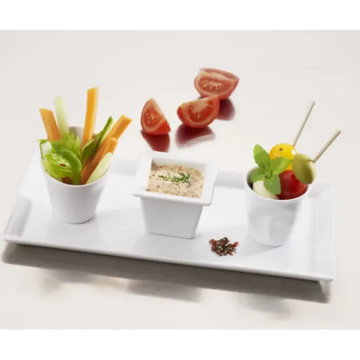 Online REVOL Mini Cornet de Frites Blanc 5cl French Classique