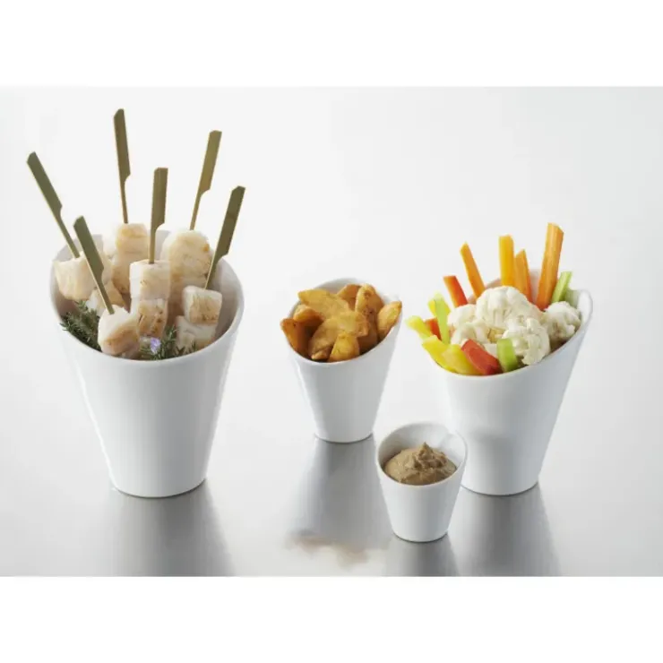 Online REVOL Mini Cornet de Frites Blanc 5cl French Classique