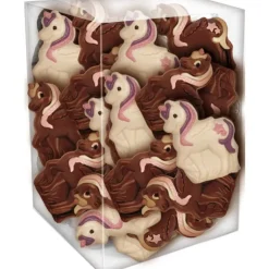 Hot ABTEY Mini Licornes Décorées Chocolat Lait et Blanc 17g x30