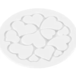 Sale SILIKOMART Mini Moule Silicone Coeur ⌀ 6 x H 0,2 cm (x6)