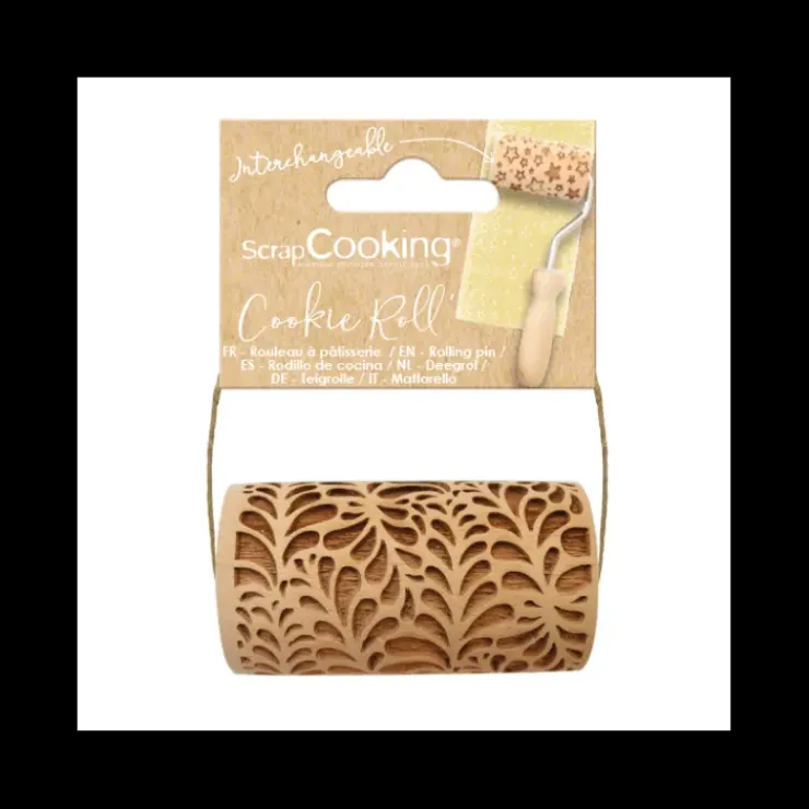Hot SCRAPCOOKING Mini Rouleau à Pâtisserie Empreinte Ondines 7 cm