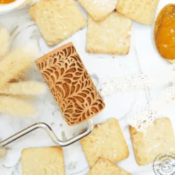 Hot SCRAPCOOKING Mini Rouleau à Pâtisserie Empreinte Ondines 7 cm