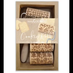 Best SCRAPCOOKING Mini Rouleau à Pâtisserie Empreinte Noël Interchangeable 7 cm (x3)