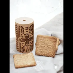 New SCRAPCOOKING Mini Rouleau à Pâtisserie Empreinte Point de Croix 7 cm