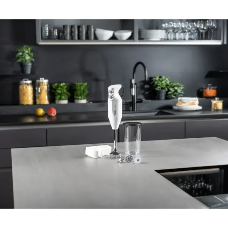 Discount BAMIX Mixeur Plongeant M140 Mono Blanc 3 disques