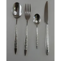 Discount LEBRUN Ménagère 24 pièces Fleur Inox 3 mm