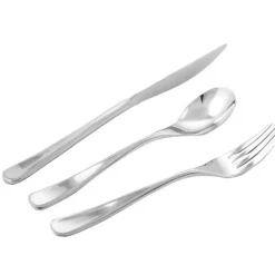 New LEBRUN Ménagère 24 pièces Panama Inox 5 mm