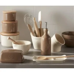 Hot EMILE HENRY Mortier Pilon Céramique Argile Ø 14 cm