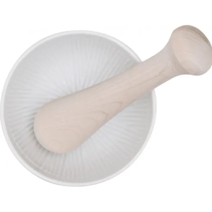 Discount KAI Mortier Porcelaine avec Pilon en Bois Select 100
