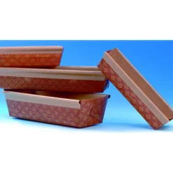 MALLARD FERRIERE Moule à Cake en Papier 20 x 6,5 cm x H 5 cm (x50)