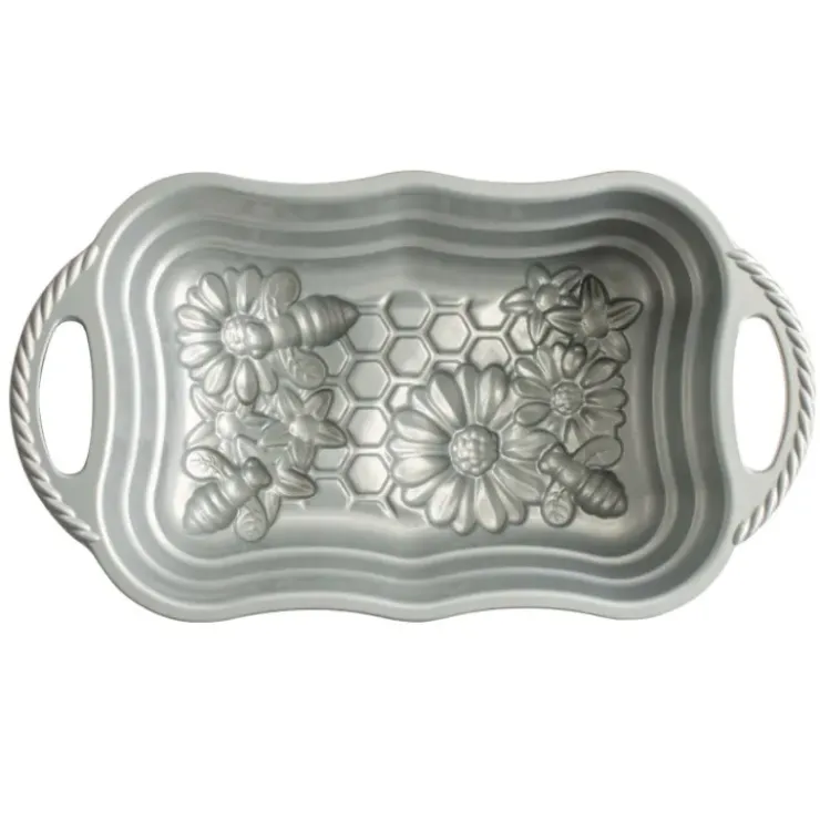 Sale NORDIC WARE Moule à Cake Fleurs et Abeilles Toffee