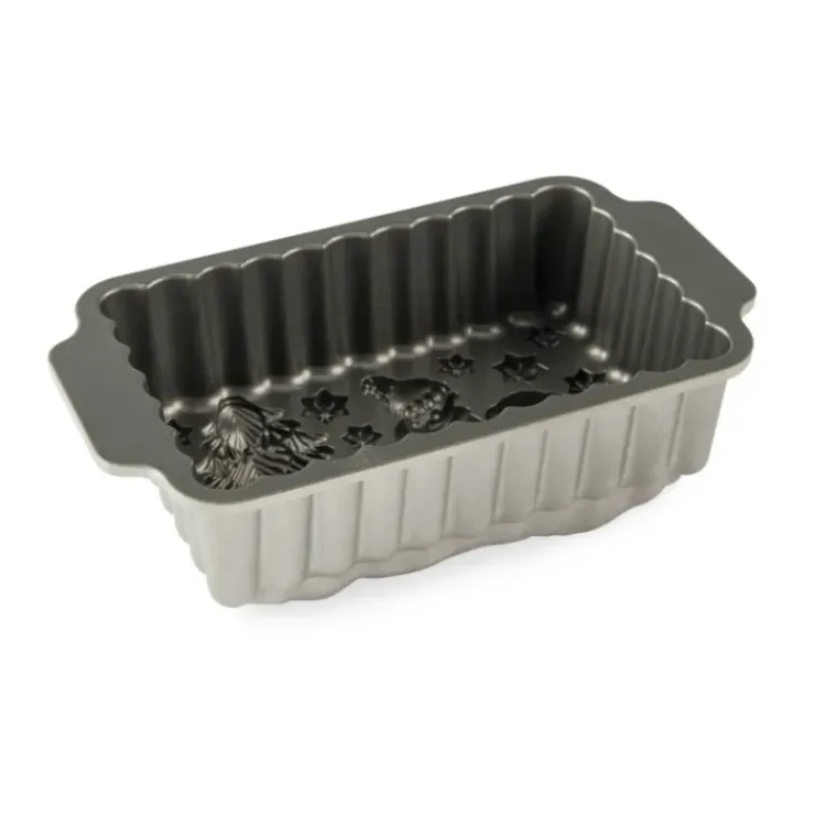 Best NORDIC WARE Moule à Cake Paysage de Noël Silver