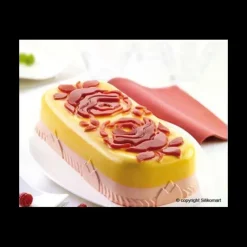 Discount MALLARD FERRIERE Moule à Cake Silicone avec Roses 300x145mm