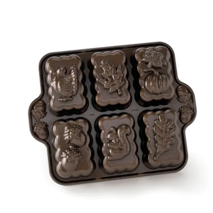 Best NORDIC WARE Moule à Cakes Automne Assortis (x6) Bronze