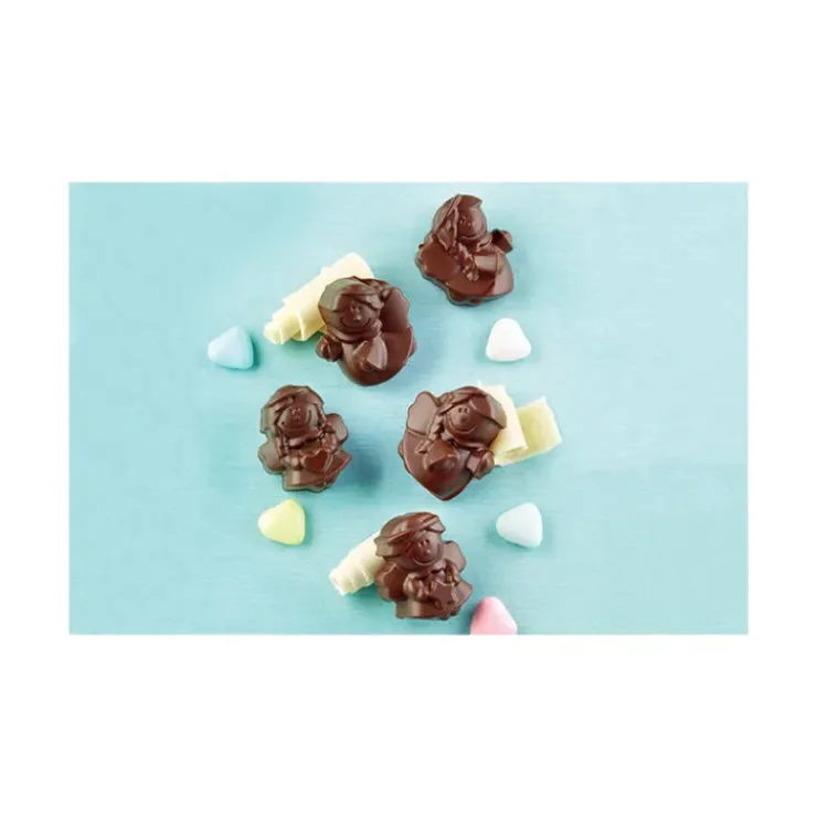 Best EASY CHOC Moule à Chocolat 12 Anges - Silicone Spécial Chocolat