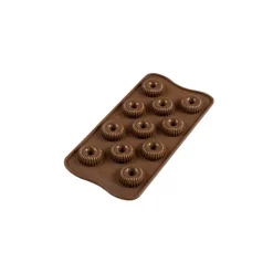 Outlet SILIKOMART Moule à Chocolat 11 Couronnes Easy Choc - Silicone Spécial Chocolat