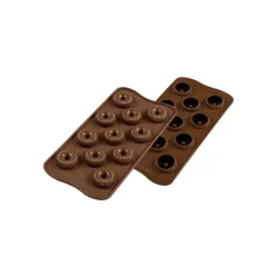 Outlet SILIKOMART Moule à Chocolat 11 Couronnes Easy Choc - Silicone Spécial Chocolat