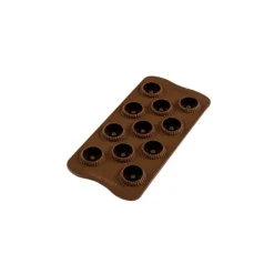 Outlet SILIKOMART Moule à Chocolat 11 Couronnes Easy Choc - Silicone Spécial Chocolat