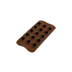 SILIKOMART Moule à Chocolat 15 Sphères Torsadées Easy Choc - Silicone Spécial Chocolat