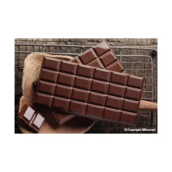EASY CHOC Moule à Chocolat Tablette Classique - Silicone Spécial Chocolat