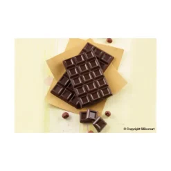 Sale EASY CHOC Moule à Chocolat Tablette Carrés Creux - Silicone Spécial Chocolat