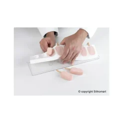 New SILIKOMART Moule à Glace Silicone 16 Mini Esquimaux avec bâtonnets