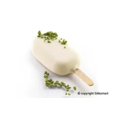 New SILIKOMART Moule à Glace Silicone 16 Mini Esquimaux avec bâtonnets