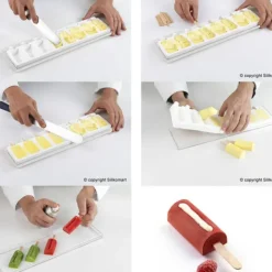 Discount SILIKOMART Moule à glace silicone 16 mini Chic avec bâtonnets