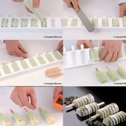 Discount SILIKOMART Moule à glace silicone 8 mini Tango avec bâtonnets