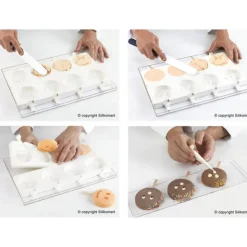 Sale SILIKOMART Moule à glace silicone Smile 8 empreintes avec bâtonnets