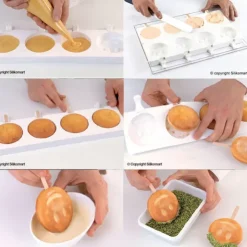 Sale SILIKOMART Moule à glace silicone Smile 8 empreintes avec bâtonnets