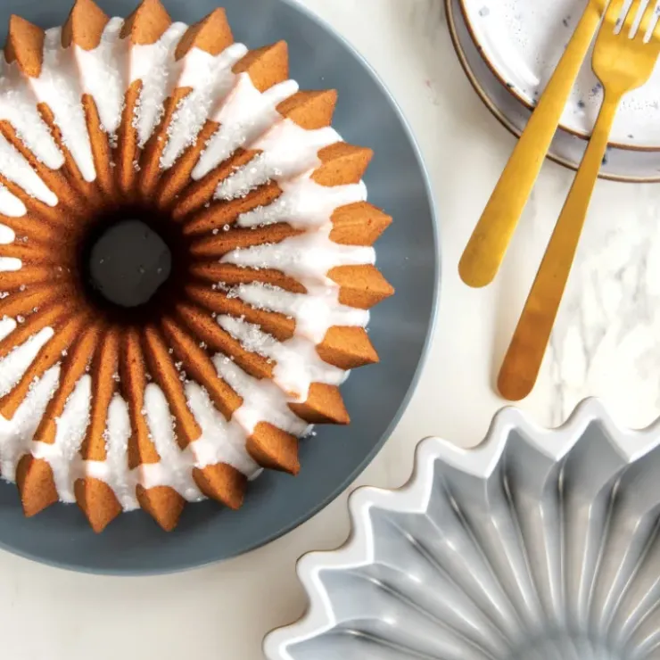 Hot NORDIC WARE Moule à Gâteau Bundt Brilliance 2,5 L Gold